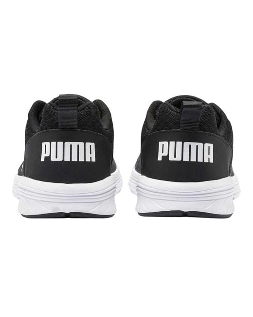 PUMA Black Nrgy Comet Logo Trainers for men