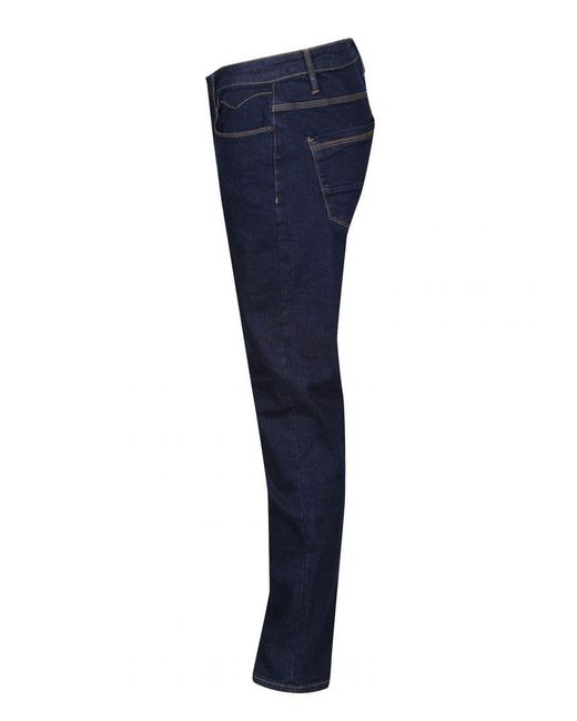 Luke 1977 Blue Freddie Fast Straight Leg Dark/ Jeans for men