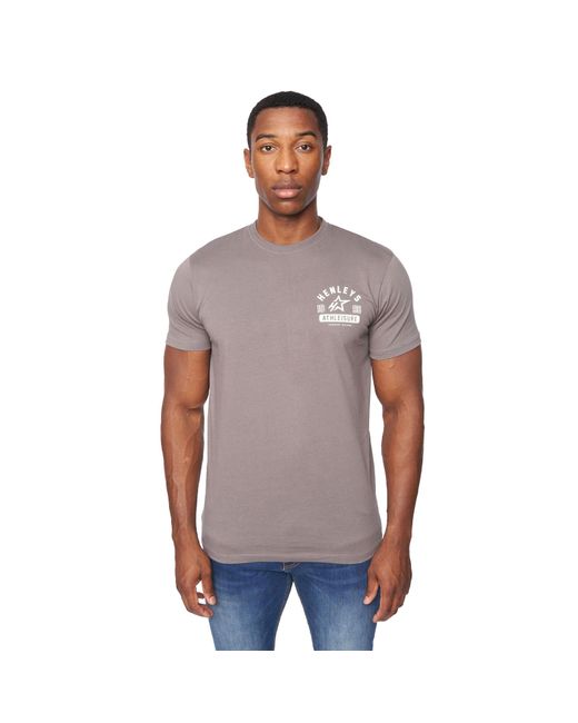 Henleys Purple Upton T-Shirt for men
