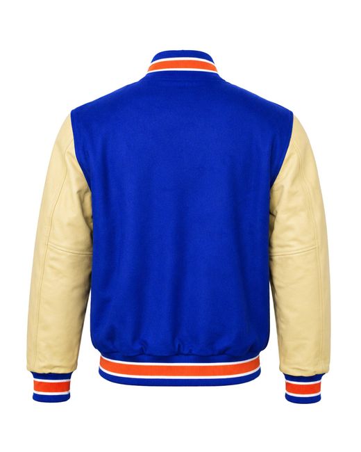 Mitchell & Ness Blue Nba New York Knicks Varsity Jacket for men