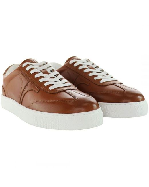 Ted Baker Brown Robertt Trainers Leather for men