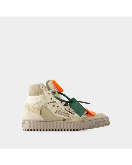 Off-White c/o Virgil Abloh Natural 3.0 Off Court Sneakers - Off White - Leather Leather
