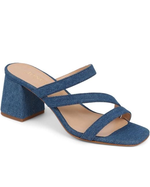 Jones Bootmaker Blue Honour Heeled Sandals