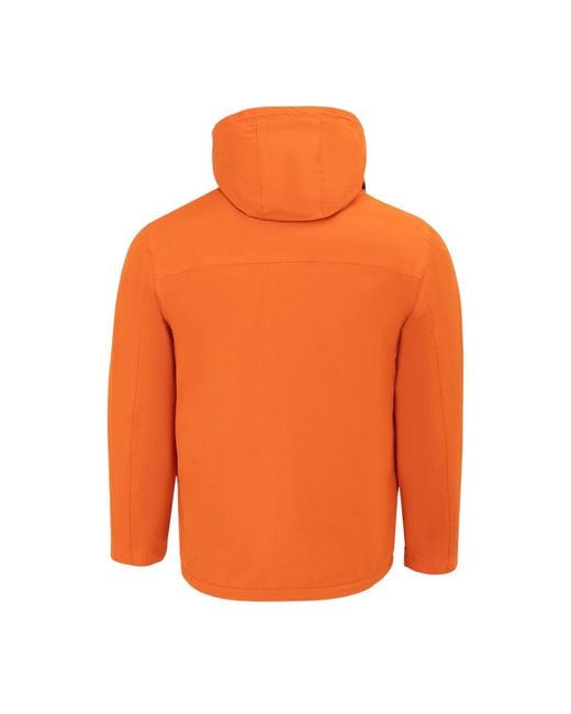 Gelert Orange Solid Hooded Regular Parka for men