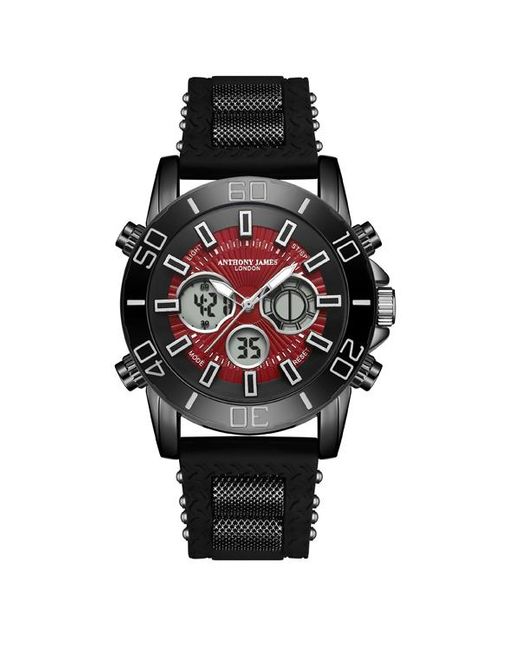 Anthony James Black Hand Assembled Limited Edition Speedster Rubber for men