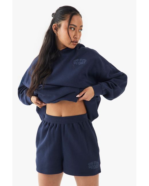 DSGN Studio Blue Sport Bubble Print Sweat Short