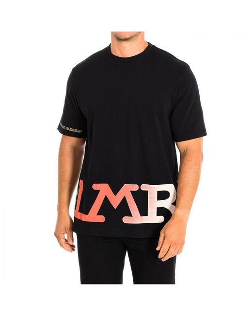 La Martina Black Short Sleeve T-Shirt Smr312-Js303 for men