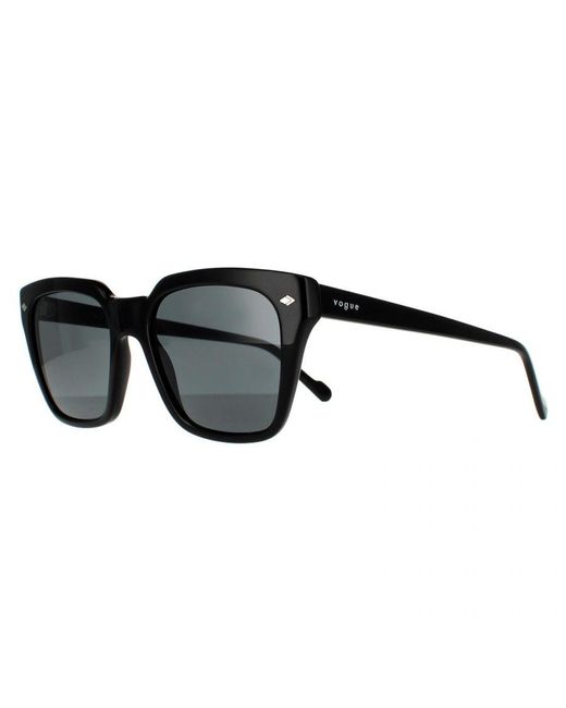 Vogue Black Square Dark Sunglasses