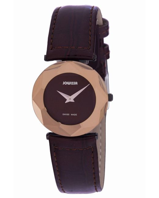 JOWISSA Purple Crystal 3 'Sbrown Watch