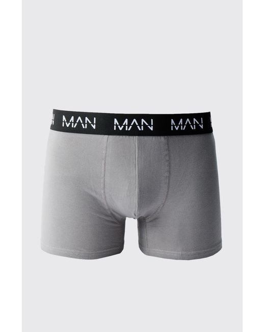 BoohooMAN Multicolor Basic Tonal 5 Pack Original Boxers for men