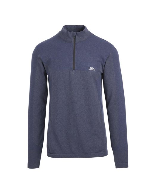 Trespass Blue Timson Seamless Active Top Marl) for men