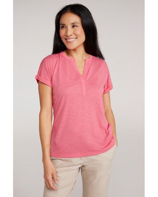 Mountain Warehouse Pink 'Skye' Slub T-Shirt Sun Protection Breathable Summer Tee