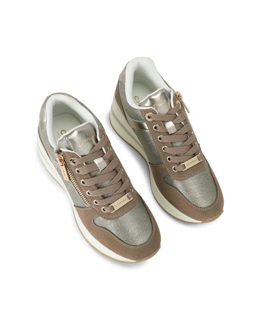 Carvela Kurt Geiger Natural High Rise Sneakers