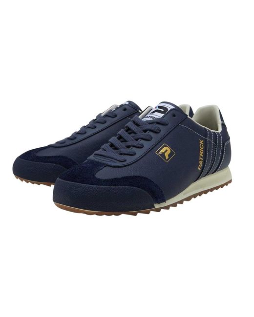 Patrick Blue Liverpool Leather Trainers /Off) for men