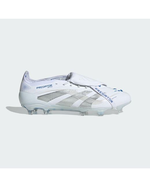 Adidas Originals Blue Predator Elite Fold-Over Tongue Firm Ground Boots
