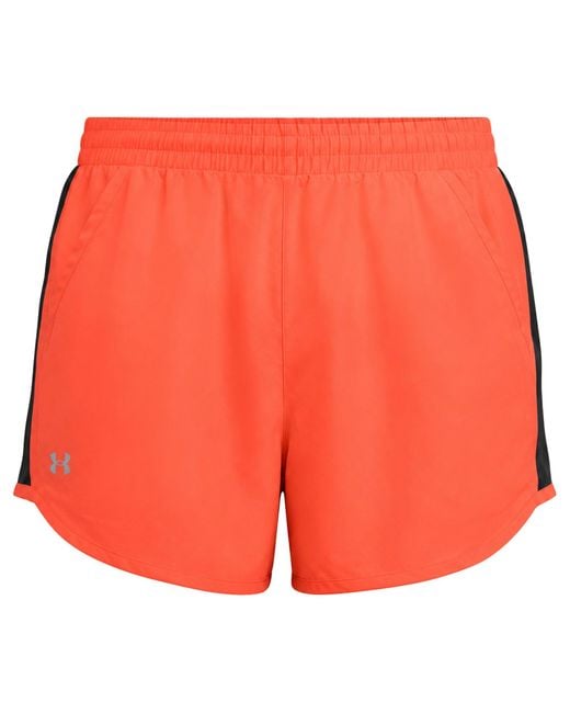 Under Armour Orange Fly By Shorts