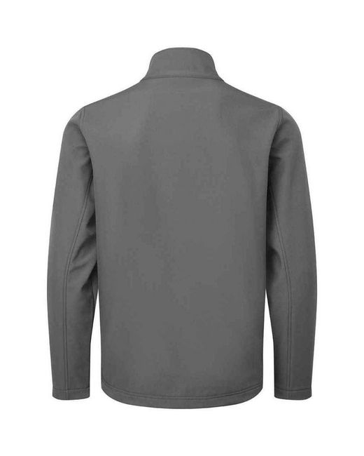 PREMIER Gray Windchecker Recycled Soft Shell Jacket (Dark) for men