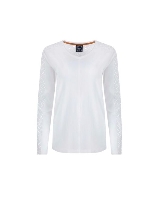 Weird Fish White Topia Organic Long Sleeve Top