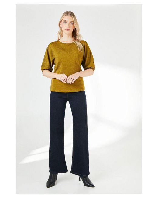 PRINCIPLES Natural Textured Jersey Top