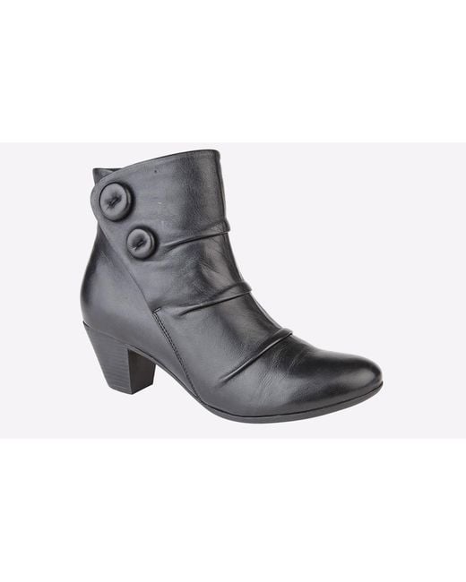 Cipriata Gray Emma Memory Foam Ankle Boot