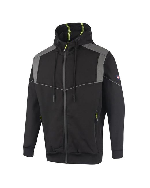 Lee Cooper Gray Reflective Hooded Jacket for men