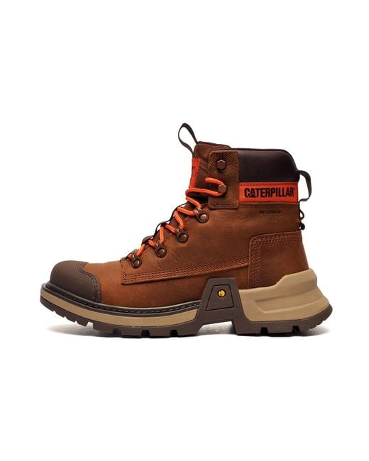 Caterpillar Brown Cat Colorado Expedition Waterproof Leather Boots for men