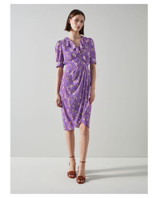 L.K.Bennett Purple Ophelia Dresses