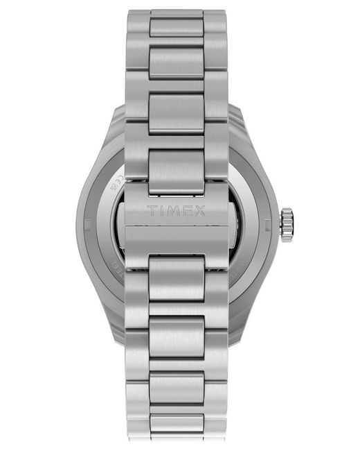 Timex Metallic Waterbury Heritage Watch Tw2Y60800 Stainless Steel for men
