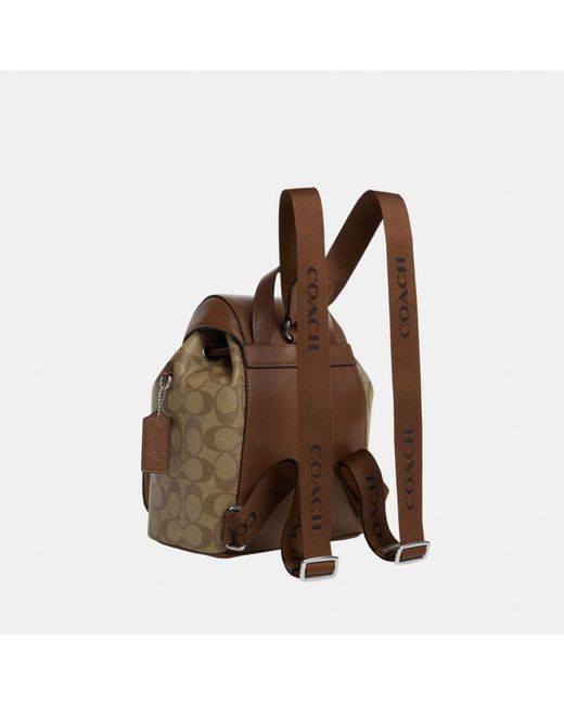 COACH Brown Pace Backpack