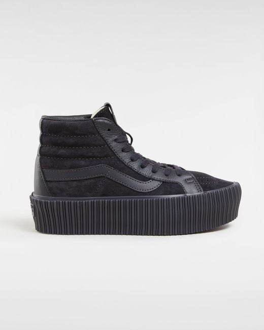Vans Black Sk8-Hi Reissue 38 Platform Sneakers