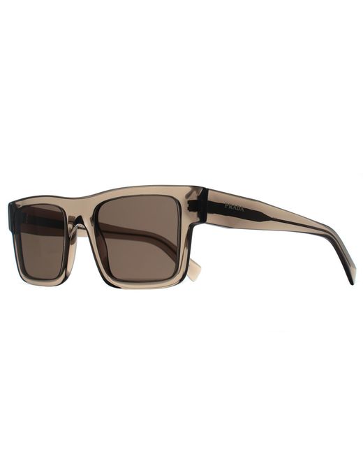Prada Gray Rectangle Terra Bio Pr19Ws for men