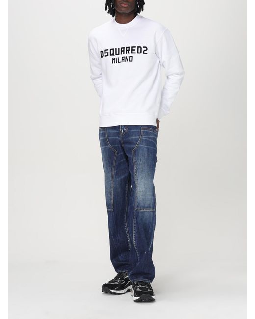 DSquared² White Sweatshirt for men