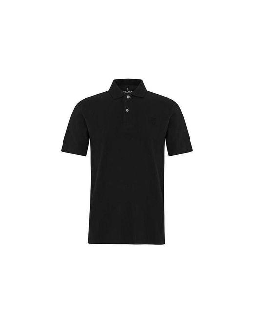 Howick Black Classic Polo Shirt for men