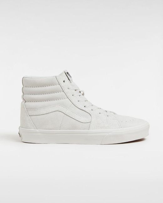 Vans White Sk8-Hi Sneakers