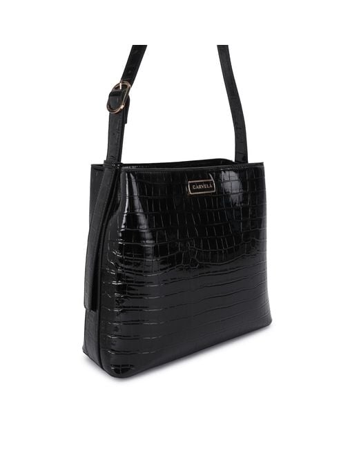 Carvela Kurt Geiger Black Cosma Shoulder Bag