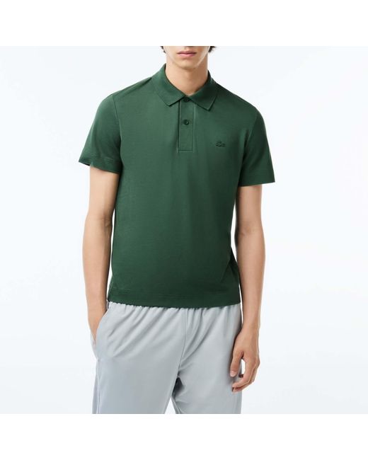 Lacoste Regular Fit Movement Piqué Poloshirt In Groen in het Green voor heren