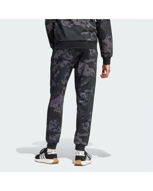 Adidas Originals Black Camo Sstr Track Pants for men