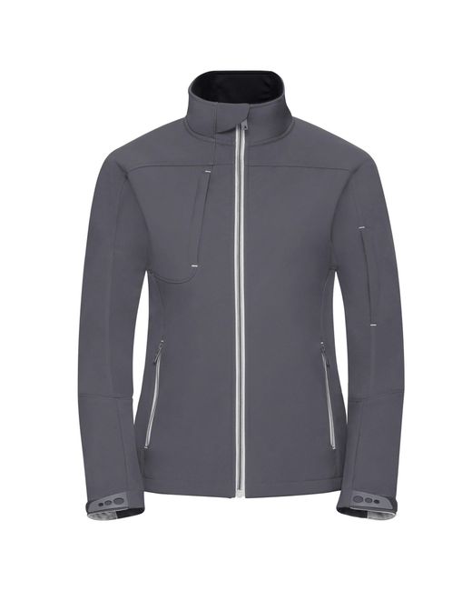 Russell Gray Ladies Bionic Soft Shell Jacket (Iron)