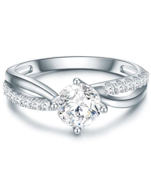 Tresor 1934 Metallic Trilani Sterling Ring