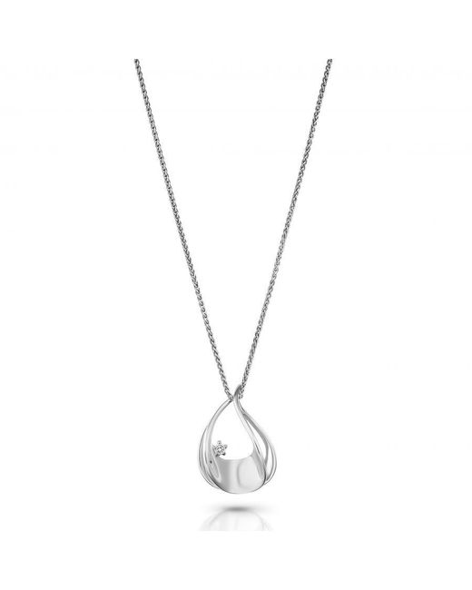 Orphelia Metallic 'Etoile' 925 Sterling Chain With Pendant