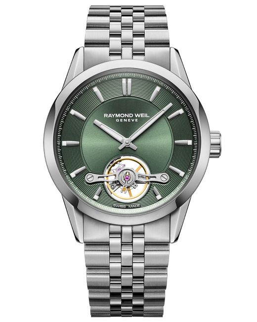 Raymond Weil Gray Freelancer Watch 2781-St-52051 Stainless Steel for men