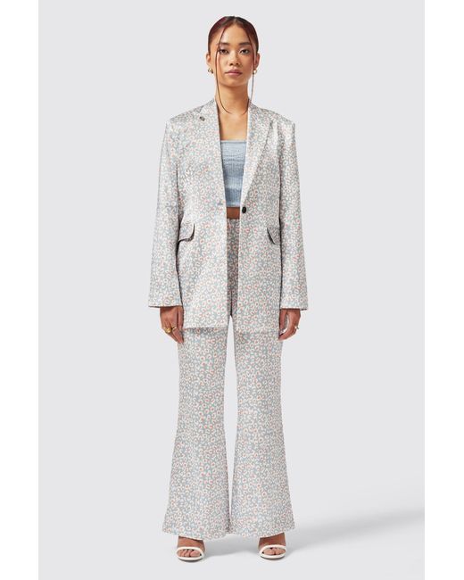 Twisted Tailor Gray Amarantha Slim Fit Trouser