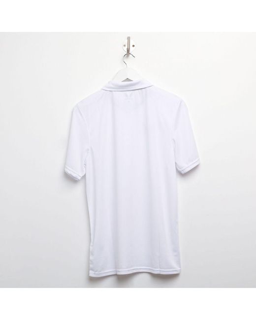 Castore Poloshirt Voor , Wit in het White voor heren