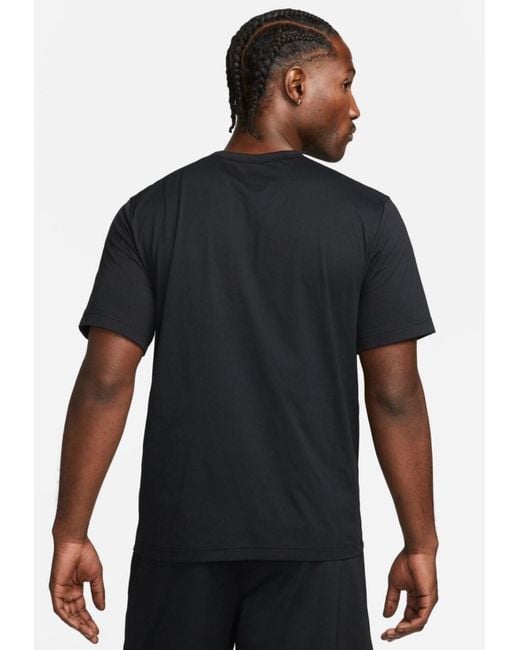 Nike Black Training Dri-Fit Hyverse Uv T-Shirt for men