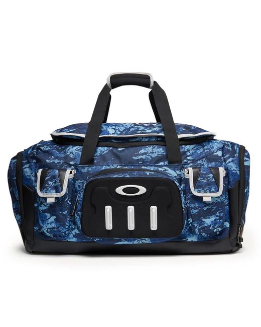 Oakley Blue 70L Urban Ruck Rc Camo Duffle Bag for men