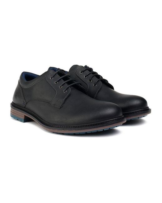 Hush Puppies Black Julian Shoes for men