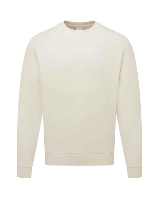 Russell White Set-In Sweatshirt for men
