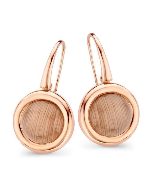 Orphelia Natural 'Isabella' 925 Sterling Drop Earrings