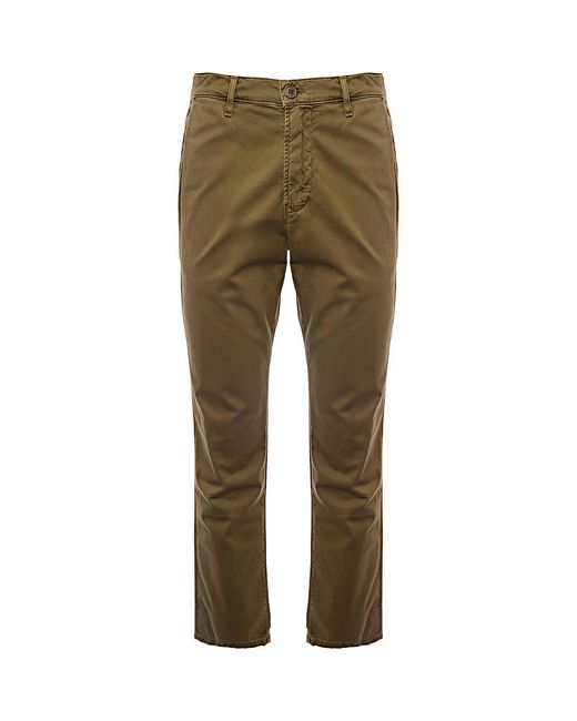 Citizens of Humanity Green London Cotton Twill Slim Fit Chinos for men