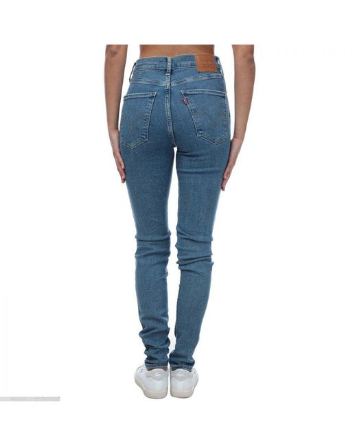 Levi's Blue Levi'S Womenss Mile High Super Skinny Jeans